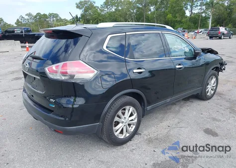 2014 Nissan Rogue Sv z USA, uszkodzony, nr VIN 5N1AT2MLXEC807008
